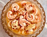 รูปขั้นตอนการทำที่ 2 ของ น้ำแกงไข่เจียวฟักมันกุ้งAromatic prawn soup with Thai-style melon omelette