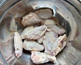 A picture of step 1 of Original Air Fryer Buffalo Wings.