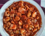Foto langkah ke 5 dari resep Udang cumi asam manis pedas.