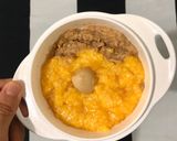 Foto langkah ke 6 dari resep Mpasi 9 bulan(Nasi, kabocha, telur puyuh, ayam kecap).