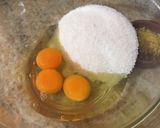 Foto del paso 1 de la receta: Budín de arándanos con crema, sin manteca, con batidora