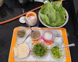 A picture of step 1 of Palak Cheese Kebeb.