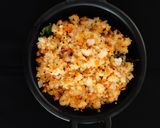 A picture of step 4 of Idly upma.