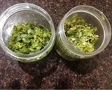 A picture of step 9 of Green chilli techa.