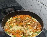 A picture of step 6 of Afgani Pulao.