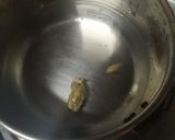 A picture of step 2 of Karak chai.