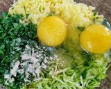عکس مرحله 1 از دستور کوکوی سیب‌زمینی و کدو (غذای رژیمی)