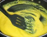 A picture of step 7 of Sesame and Oreo biscuit custard.