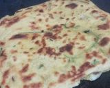 A picture of step 3 of Tadka Daal Parantha (left over daal).