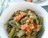 Foto langkah ke 7 dari resep Tumis Bunga Bawang Merah Bejek Tahu Bumbu Cabe #selasabisa.