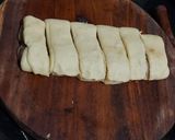 A picture of step 4 of Cinnamon rolls.