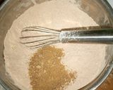 A picture of step 2 of Milo cake.