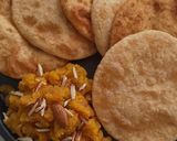 A picture of step 9 of Daal Kachori With Sooji Halwa.