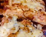 Foto del paso 8 de la receta: FAINÁ RELLENA DE JAMÓN Y QUESO 🍕🍖🧅🧀🍕 (en licuadora) 🍕🍖🧀🍕🧅🍕