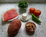 Foto del paso 1 de la receta: Ensalada templada de boniato y anacardos!!!