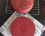 Foto langkah ke 6 dari resep Cake Red Velvet Gluten Free.