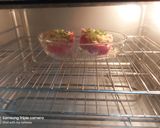 A picture of step 5 of Buffalo chicken dip.