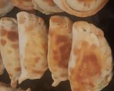 Foto del paso 11 de la receta: Empanadas varias, de Cebolla y queso, Caprese, de pollo, zanahoria y zapallo(coreano)