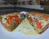 Foto del paso 4 de la receta: Quiche vegetal(opcional con pavo) light