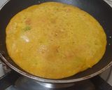A picture of step 4 of Jawariche dhirde.