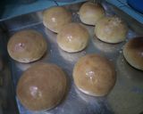 Foto langkah ke 3 dari resep Korean cheese bread versi ekonomis dengan metode autolysis.