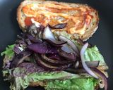Foto langkah ke 5 dari resep Sandwich telur (Egg sandwich with Brown Bread).