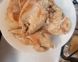 A picture of step 3 of Chicken breast on a bed of sauted apples and onions.