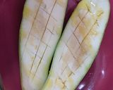 Foto del paso 1 de la receta: Comida o cena exprés con calabacín relleno