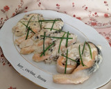 Foto del paso 6 de la receta: Salmón con salsa de champiñones