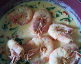 Gambar langkah 4 resipi Butter Milk Prawn.