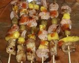 Foto del paso 6 de la receta: Pinchos de camarones y pescado