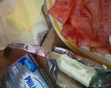 Foto del paso 4 de la receta: Calabacín con quesos y tocino