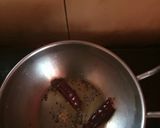 A picture of step 5 of Murungai Keerai Poricha Kottu.