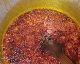 A picture of step 9 of Egusi soup with ugu and bitter leaf.
