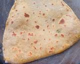 A picture of step 4 of Leftover Moong dal Paratha.