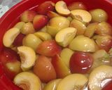 Hình bước làm 1 của món Đào ngâm