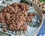 A picture of step 3 of Almond butter bliss bites.