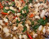 กระเพราหมูหมึก วิธีทำสูตร 2 รูป