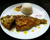 A picture of step 4 of Twist Grilled Hilsha Mustard curry.