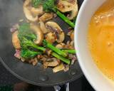 Omelette, mushroom, broccoli & soft Gorgonzola recipe step 6 photo