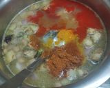 A picture of step 4 of Sambar Vada.