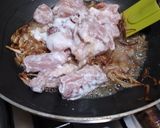 A picture of step 3 of Chicken masala.