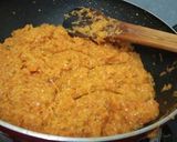 A picture of step 5 of Gajar ka halwa.