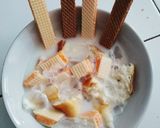 Foto langkah ke 5 dari resep Es Roti Cheese Wafer.