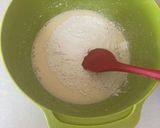 A picture of step 2 of Madeleines.