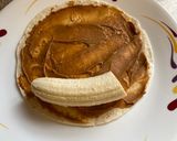 A picture of step 1 of Nutella rollups.
