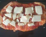 A picture of step 6 of Twice baked Pizza.