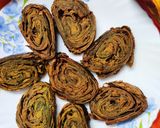 अरबी के पत्ते के पकोड़े (Arbi ke patte ke pakode recipe in hindi) रेसिपी चरण 5 फोटो