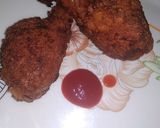 A picture of step 9 of Chicken broast 👌.
