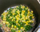 A picture of step 1 of Healthy corn pea salad.